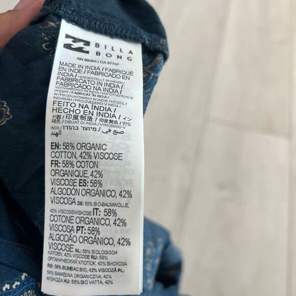 Billabong Sundays Vacay Shirt size m - Picture 6 of 8